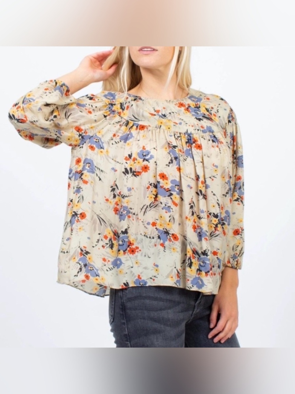 THE GREAT The Duskfall Shirt in Woodland Floral